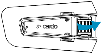 Cardo - PACKTALK PRO - Allgemein - Lautstärke verringern Allgemein - Lautstärke verringern