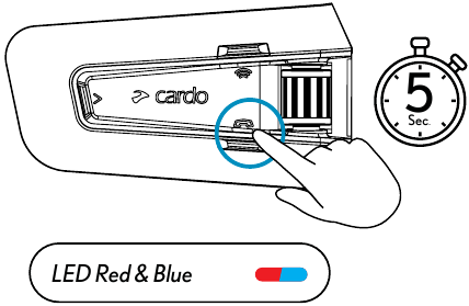 Cardo - PACKTALK PRO - GPS-Kopplung - Schritt 1 GPS-Kopplung - Schritt 1