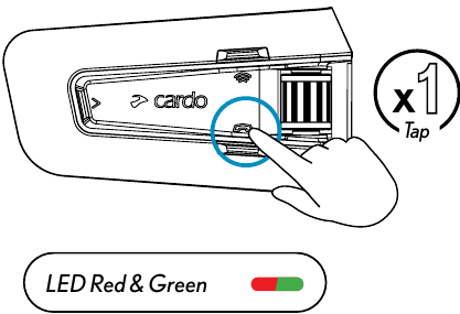 Cardo - PACKTALK PRO - GPS-Kopplung - Schritt 2 GPS-Kopplung - Schritt 2