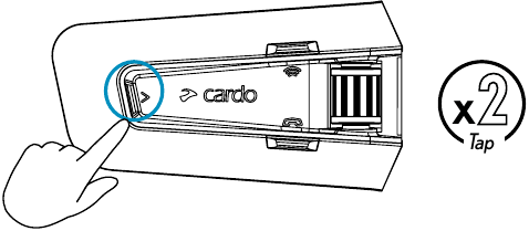 Cardo - PACKTALK PRO - Musik - Vorheriger Titel Musik - Vorheriger Titel