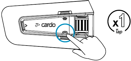 Cardo - PACKTALK PRO - Telefonanruf - Anruf annehmen Telefonanruf - Anruf annehmen