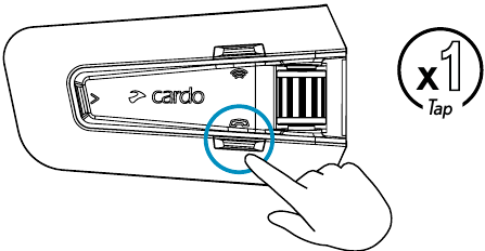 Cardo - PACKTALK PRO - Telefonanruf - Anruf beenden Telefonanruf - Anruf beenden