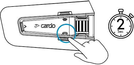 Cardo - PACKTALK PRO - Telefonanruf - Wahlwiederholung Telefonanruf - Wahlwiederholung