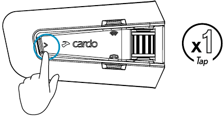 Cardo - PACKTALK PRO - Radio - Nächste Voreinstellung Radio - Nächste Voreinstellung