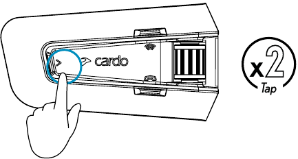 Cardo - PACKTALK PRO - Radio - Vorherige Voreinstellung Radio - Vorherige Voreinstellung