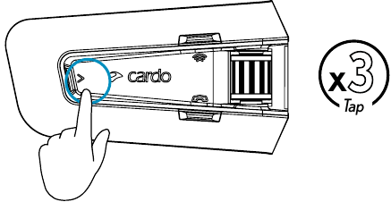 Cardo - PACKTALK PRO - Radio - Scan starten Radio - Scan starten