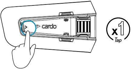 Cardo - PACKTALK PRO - Radio - Scan stoppen Radio - Scan stoppen
