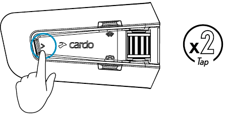 Cardo - PACKTALK PRO - Radio - Einschalten Radio - Einschalten