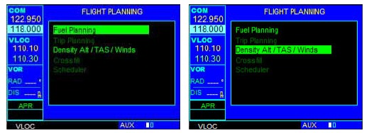 Garmin - GNS530 - FLUGPLANUNGSSEITE FLUGPLANUNGSSEITE