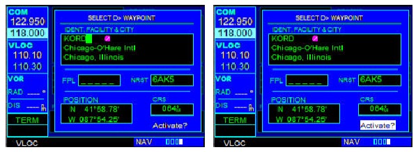 Garmin - GNS530 - So wählen Sie ein Direktziel aus - Schritt 2 So wählen Sie ein Direktziel aus - Schritt 2