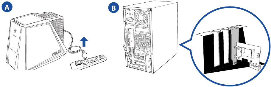 Asus - PCE-AX3000 - Ein Heimnetzwerk einrichten - Schritt 1 Ein Heimnetzwerk einrichten - Schritt 1