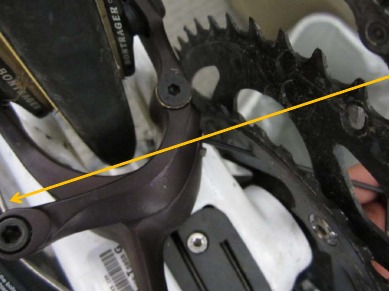 Trek - Madone 2013 - Einbau der Hinterradbremse – Schritt 5 Einbau der Hinterradbremse – Schritt 5