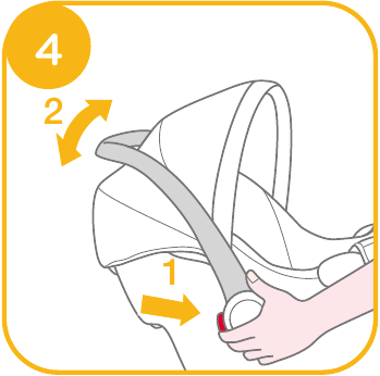 Joie - i-Snug 2 - Griffeinstellung - Schritt 2 Griffeinstellung - Schritt 2