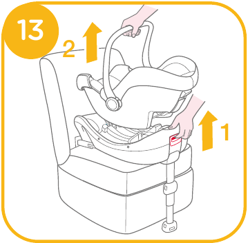 Joie - i-Snug 2 - Installation mit Basisstation - Schritt 9 Installation mit Basisstation - Schritt 9