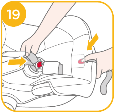Joie - i-Snug 2 - Sichern des Kindes im Kinderrückhaltesystem - Schritt 2 Sichern des Kindes im Kinderrückhaltesystem - Schritt 2