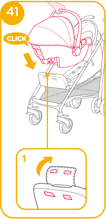 Joie - i-Snug 2 - Verwendung mit Joie Kinderwagen - Schritt 3 Verwendung mit Joie Kinderwagen - Schritt 3