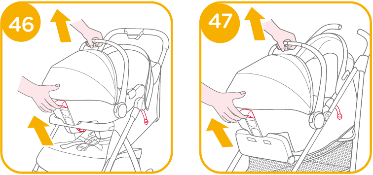 Joie - i-Snug 2 - Verwendung mit Joie Kinderwagen - Schritt 7 Verwendung mit Joie Kinderwagen - Schritt 7