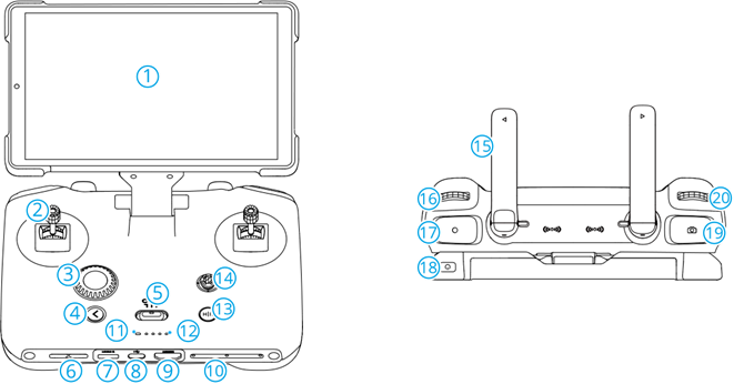 dji - RC PRO 2 - Übersicht Übersicht