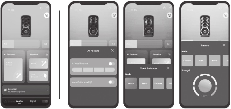 Soundcore - Rave 3S - Funktionen der soundcore App Funktionen der soundcore App