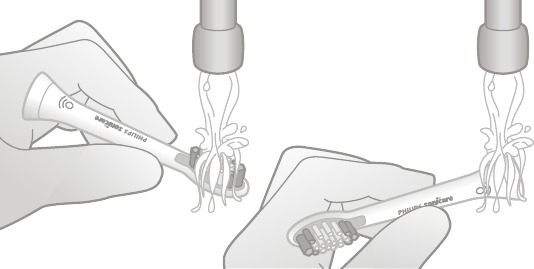Philips - DiamondClean 9000 - Reinigung – Schritt 2 Reinigung – Schritt 2