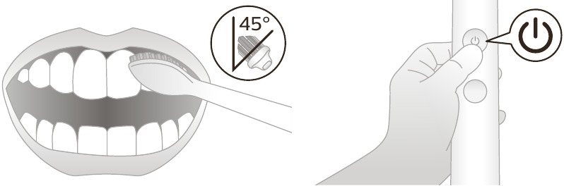 Philips - DiamondClean 9000 - Verwendung - Putzanleitung - Schritt 2 Verwendung - Putzanleitung - Schritt 2