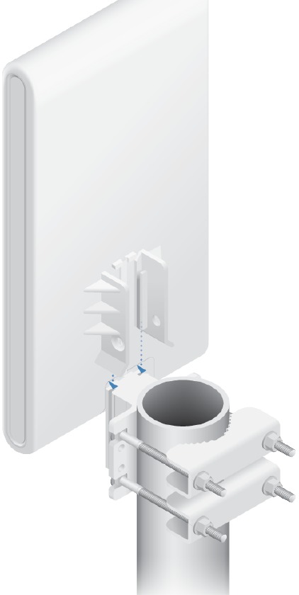 Ubiquiti - UAP-AC-M-PRO - Hardware-Installation - Mastmontage - Schritt 3 Hardware-Installation - Mastmontage - Schritt 3