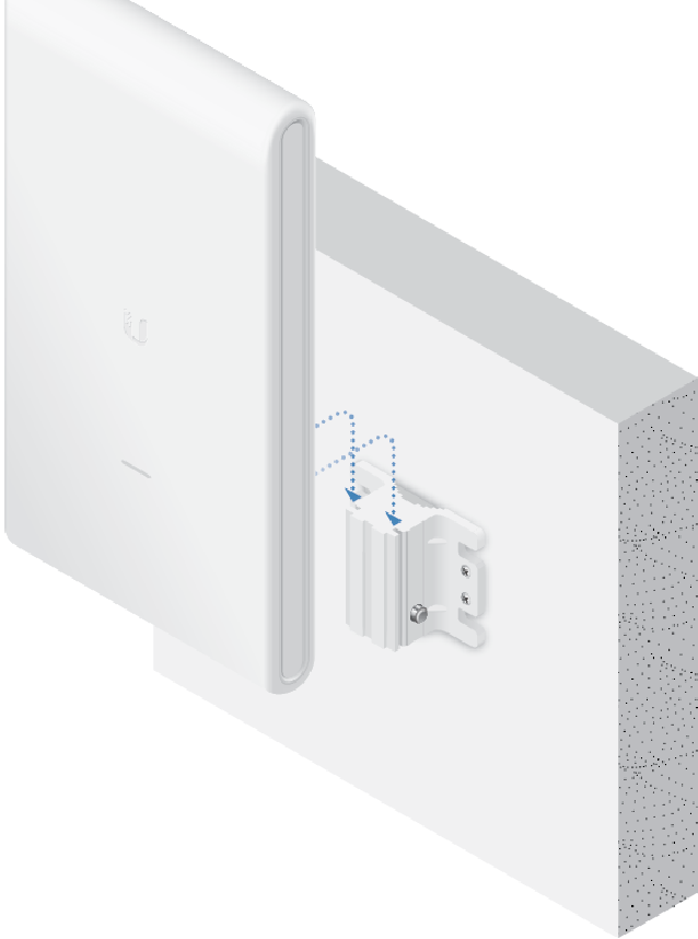Ubiquiti - UAP-AC-M-PRO - Hardware-Installation - Wandmontage - Schritt 3 Hardware-Installation - Wandmontage - Schritt 3