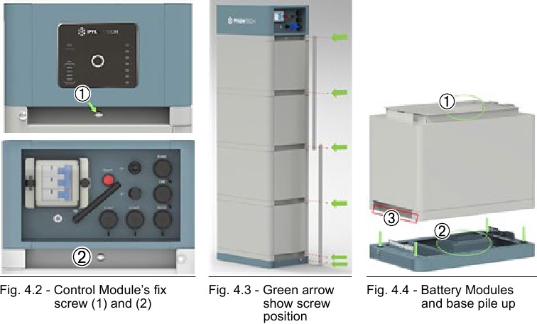 Pylontech - Force-H2 V2 - Austausch des Batteriemoduls Austausch des Batteriemoduls