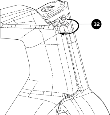 Colnago - Y1Rs - Gabel-, Steuersatz- und Lenkermontage - Schritt 11 Gabel-, Steuersatz- und Lenkermontage - Schritt 11