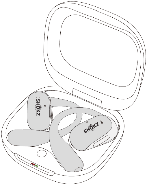 shokz - OPENFIT 2+ - Koppeln - Schritt 1 Koppeln - Schritt 1