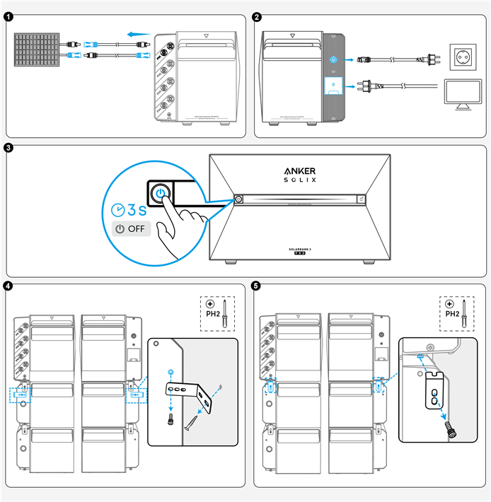 Anker - SOLIX Solarbank 3 E2700 Pro - Erweiterungsbatterie hinzufügen - Schritt 1 Erweiterungsbatterie hinzufügen - Schritt 1