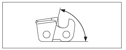 Husqvarna - T435 - Allgemeine Informationen zum Schärfen der Schneidezähne - Schritt 3 Allgemeine Informationen zum Schärfen der Schneidezähne - Schritt 3