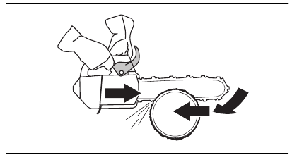 Husqvarna - T435 - Zugschnitt und Druckschnitt - Schritt 1 Zugschnitt und Druckschnitt - Schritt 1