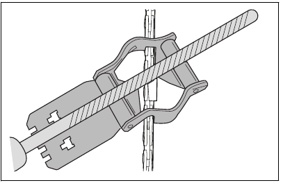 Husqvarna - T435 - Schärfen der Schneidezähne - Schritt 2 Schärfen der Schneidezähne - Schritt 2