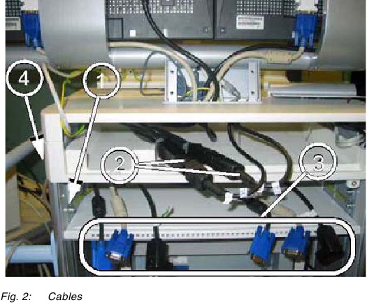 Siemens - ARCADIS - Installation des Video-Splitters - Schritt 1 Installation des Video-Splitters - Schritt 1