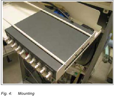 Siemens - ARCADIS - Installation des Video-Splitters - Schritt 3 Installation des Video-Splitters - Schritt 3