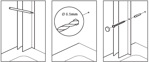 Simpson - SUPREME - EINZELSCHIEBETÜR & SEITENWAND - Schritt 1 EINZELSCHIEBETÜR & SEITENWAND - Schritt 1