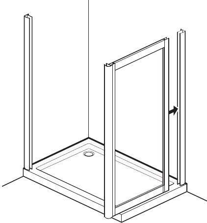 Simpson - SUPREME - EINZELSCHIEBETÜR & SEITENWAND - Schritt 2 EINZELSCHIEBETÜR & SEITENWAND - Schritt 2