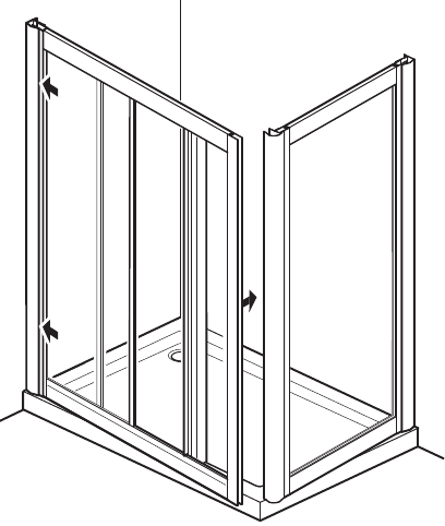Simpson - SUPREME - EINZELSCHIEBETÜR & SEITENWAND - Schritt 3 EINZELSCHIEBETÜR & SEITENWAND - Schritt 3