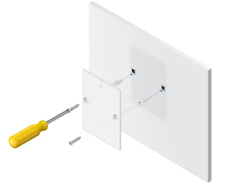 Ubiquiti - UniFi Switch Flex - Wandmontage - Schritt 3 Wandmontage - Schritt 3