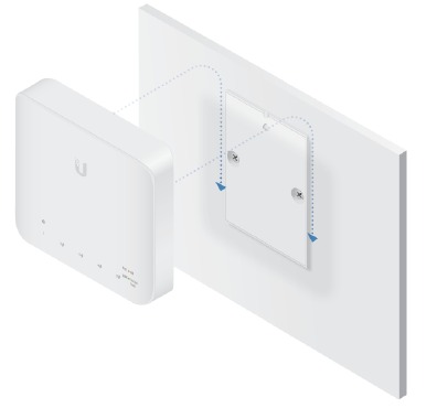 Ubiquiti - UniFi Switch Flex - Wandmontage - Schritt 4 Wandmontage - Schritt 4