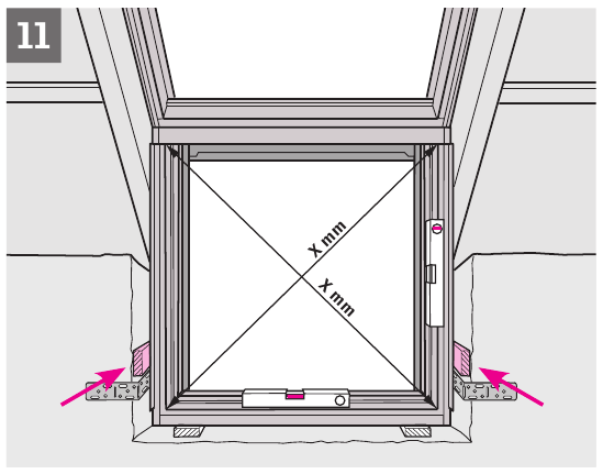 Velux - VFE Serie - Einbauanleitung - Schritt 11 Einbauanleitung - Schritt 11
