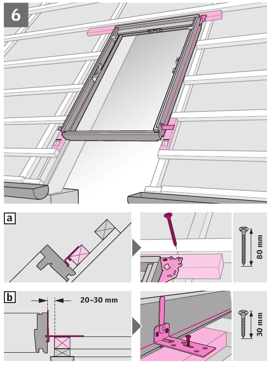 Velux - VFE Serie - Einbauanleitung - Schritt 6 Einbauanleitung - Schritt 6
