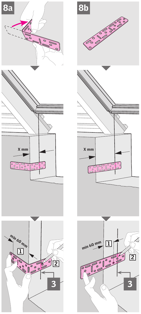 Velux - VFE Serie - Einbauanleitung - Schritt 8 Einbauanleitung - Schritt 8