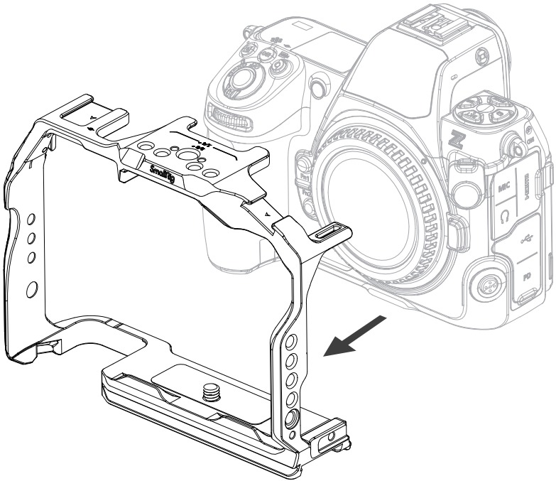 SmallRig - Cage - Montageanleitung - Schritt 3 Montageanleitung - Schritt 3