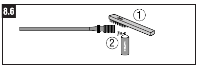 HILTI - DX 460 - Kolbenringe reinigen Kolbenringe reinigen