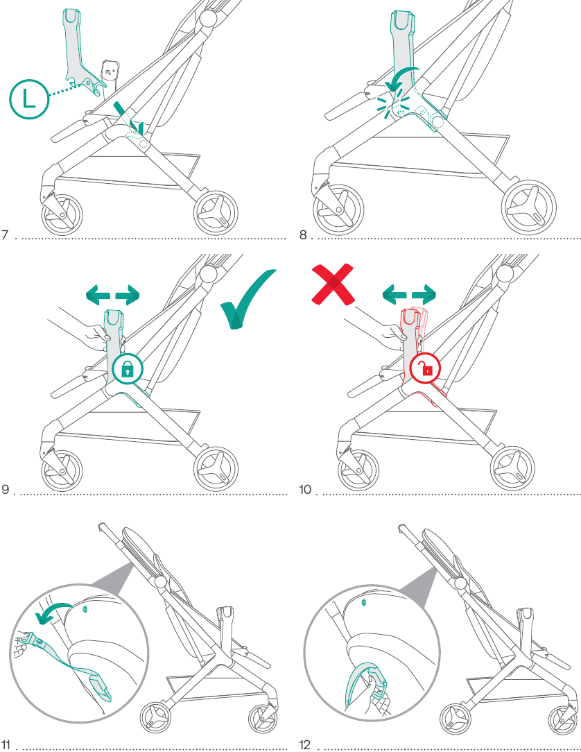 Bugaboo - Butterfly 2 - Installation - Schritt 2 Installation - Schritt 2