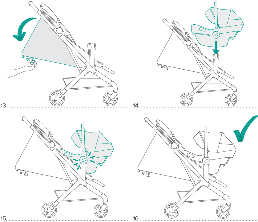 Bugaboo - Butterfly 2 - Installation - Schritt 3 Installation - Schritt 3