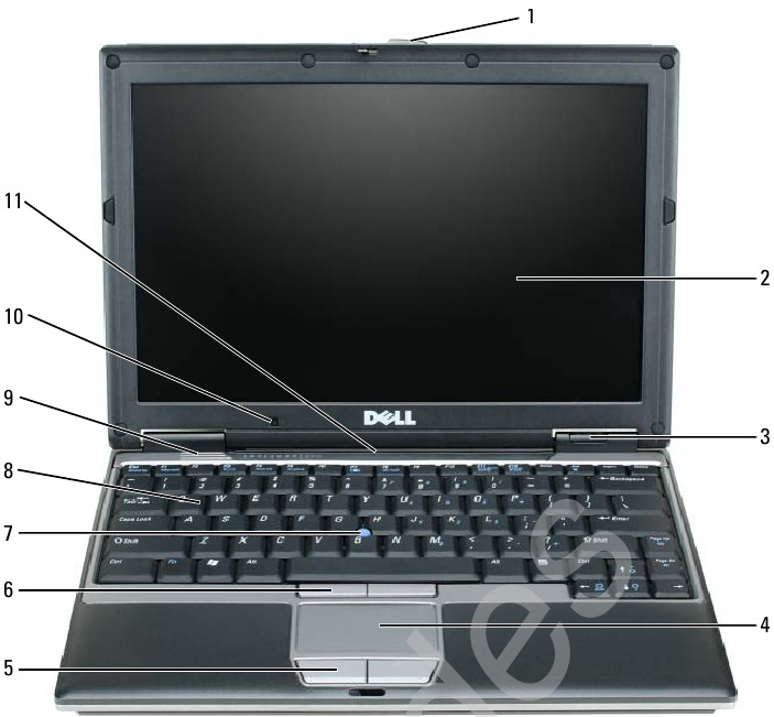 Dell - Latitude D430 - Über Ihr Produkt - Vorderansicht Über Ihr Produkt - Vorderansicht