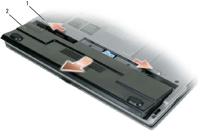 Dell - Latitude D430 - Akku ersetzen Akku ersetzen